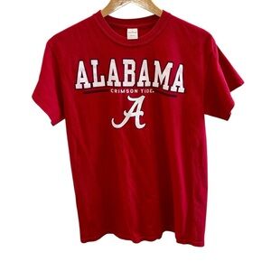Alabama University Crimson Tide Gildan Heavy Cotton T-shirt Red